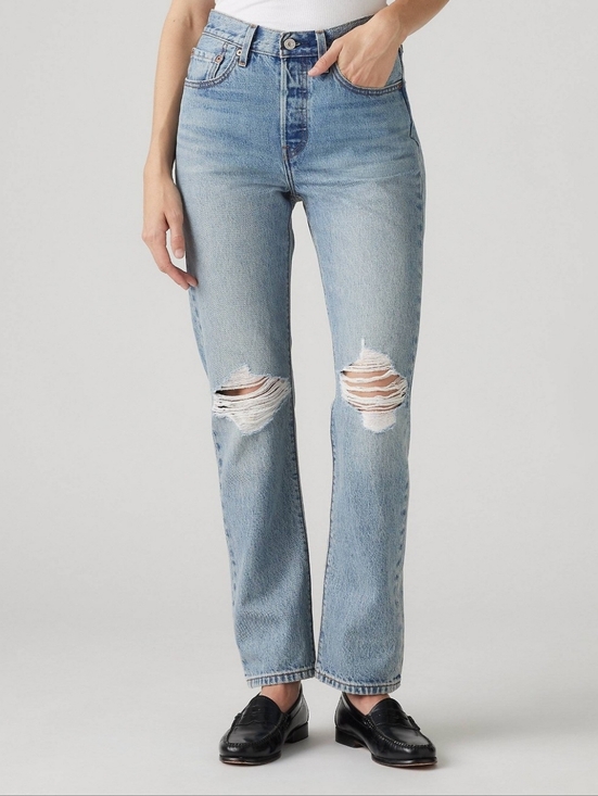 Levi's Denim - Levi's 501 Woman's High Rise Straight Leg Jeans 31x30